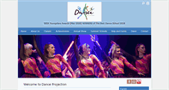 Desktop Screenshot of danceprojection.co.uk